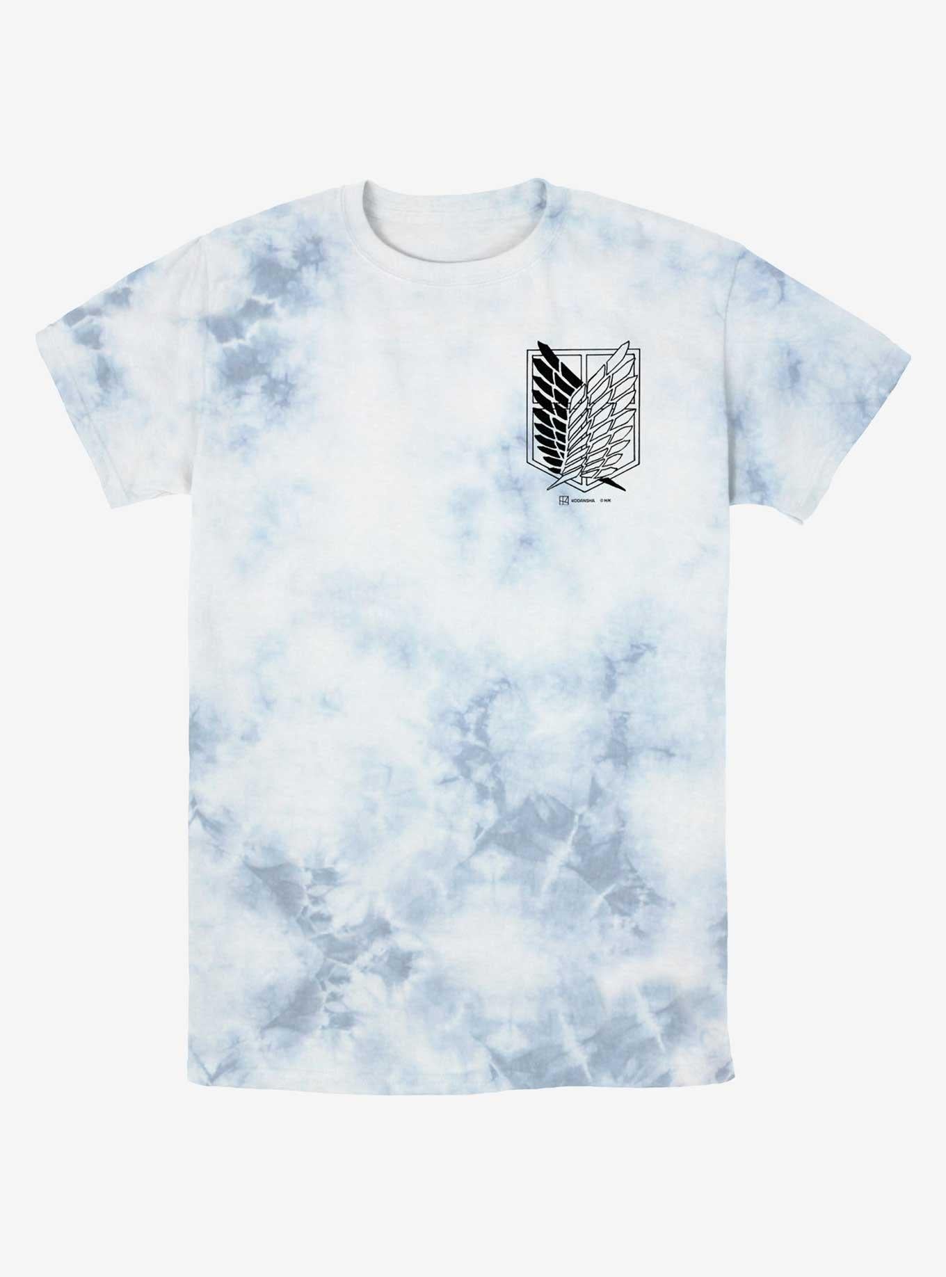 Attack On Titan Corner Scout Regiment Tie-Dye T-Shirt | Trending Graphic Tee For Fans
