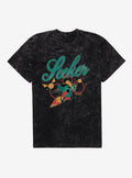 Harry Potter Team Spirit Hogwarts Seeker Mineral Wash T-Shirt | Trending Graphic Tee For Fans