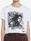Social Collision Loud Fast & Rebellious Girls Crop T-Shirt | Trending Graphic Tee For Fans