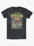 Star Wars The Mandalorian Grogu Comic Cover Mineral Wash T-Shirt | Trending Graphic Tee For Fans