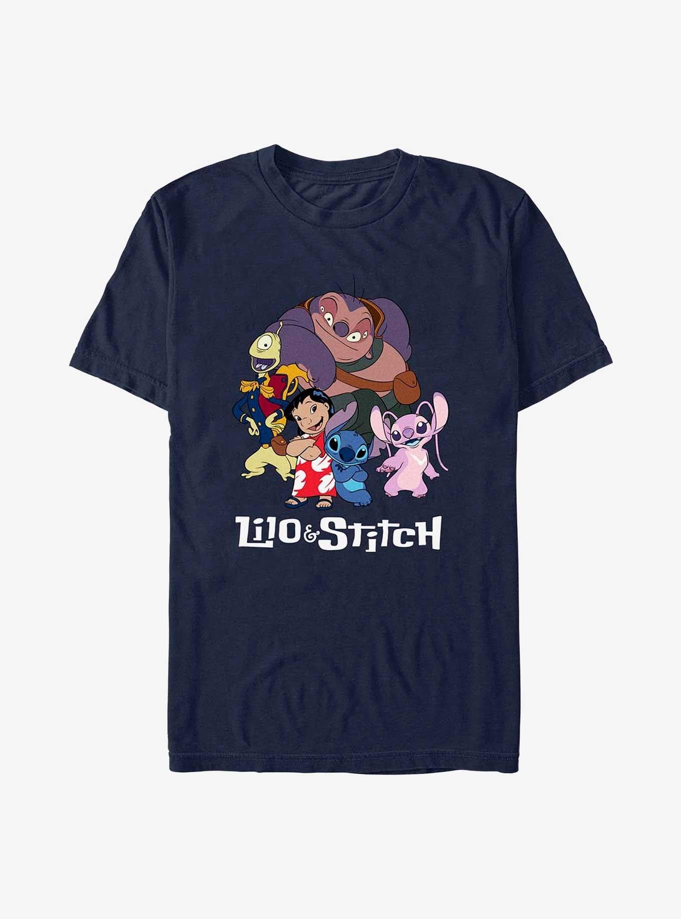Disney Lilo & Stitch Family Photo T-Shirt | Trending Graphic Tee For Fans