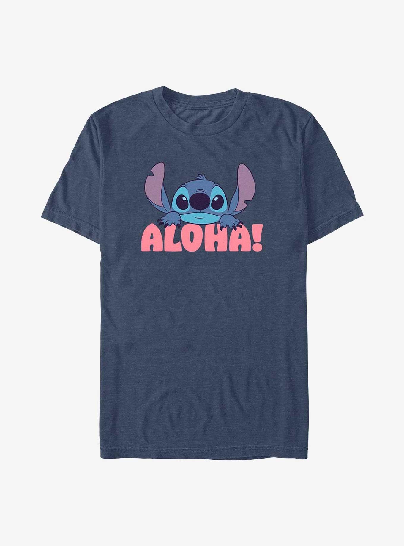 Disney Lilo & Stitch Aloha Peek T-Shirt | Trending Graphic Tee For Fans
