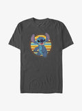 Disney Lilo & Stitch Retro Stripe T-Shirt | Trending Graphic Tee For Fans