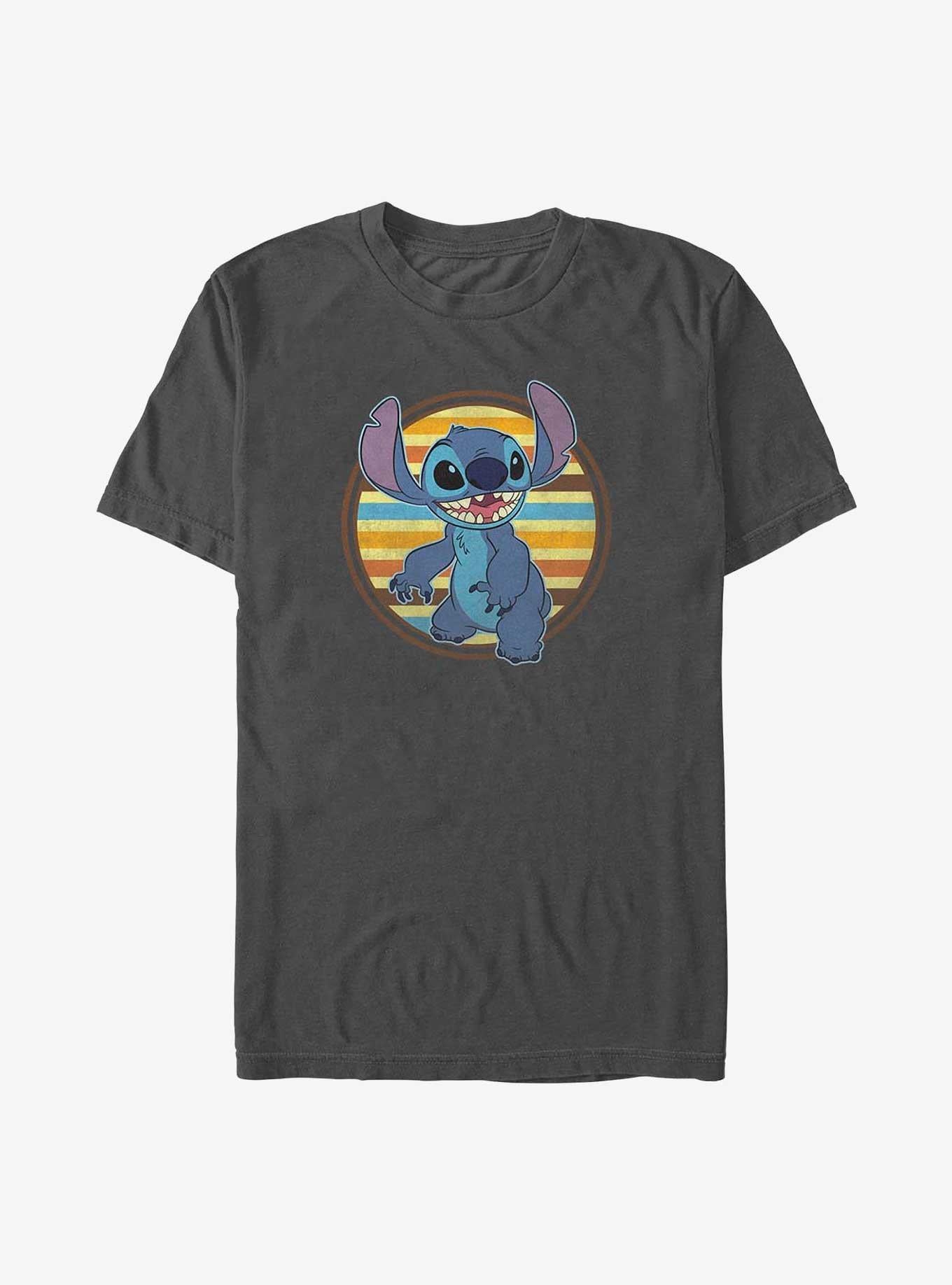 Disney Lilo & Stitch Retro Stripe T-Shirt | Trending Graphic Tee For Fans