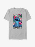 Disney Lilo & Stitch Stitch Floral Frame T-Shirt | Trending Graphic Tee For Fans