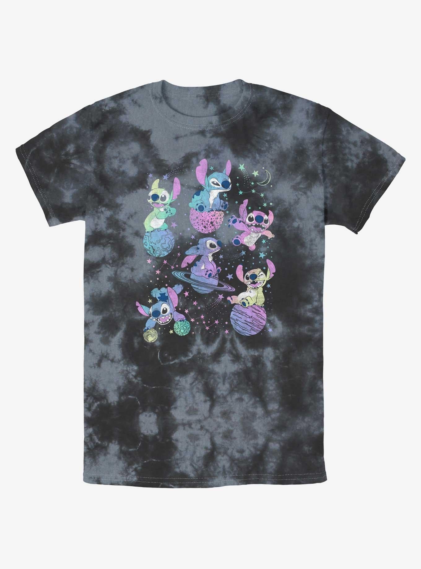 Disney Lilo & Stitch Planetary Stitch Tie-Dye T-Shirt | Trending Graphic Tee For Fans