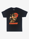Sonic The Hedgehog Shadow Sakura Boyfriend Fit Girls T-Shirt | Trending Graphic Tee For Fans