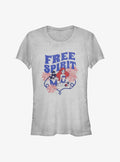Disney The Little Mermaid Free Spirit Girls T-Shirt | Trending Graphic Tee For Fans