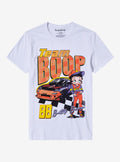 Betty Boop Racing Team Boyfriend Fit Girls T-Shirt | Trending Graphic Tee For Fans