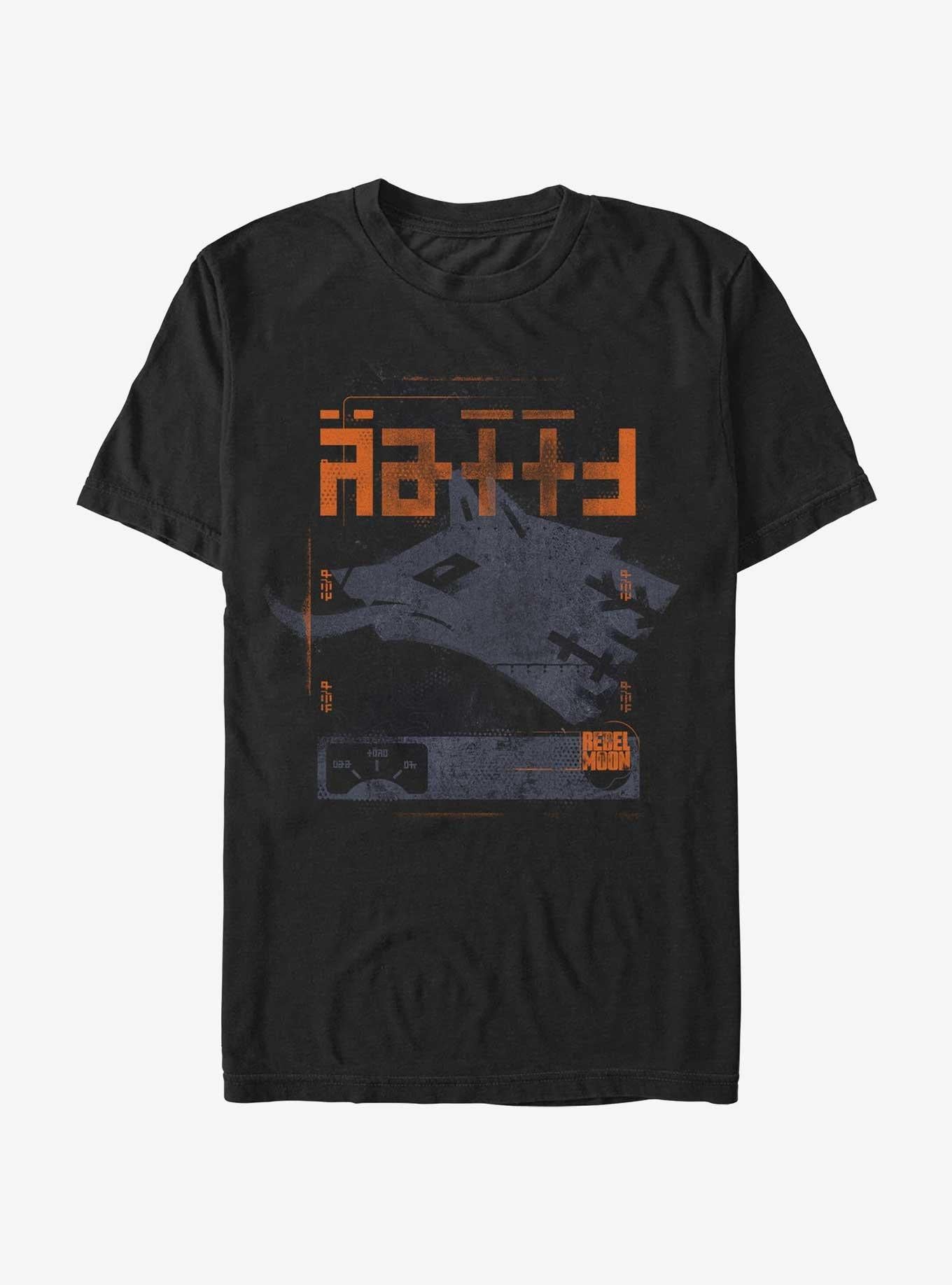 Rebel Moon Wolf Crest T-Shirt | Trending Graphic Tee For Fans