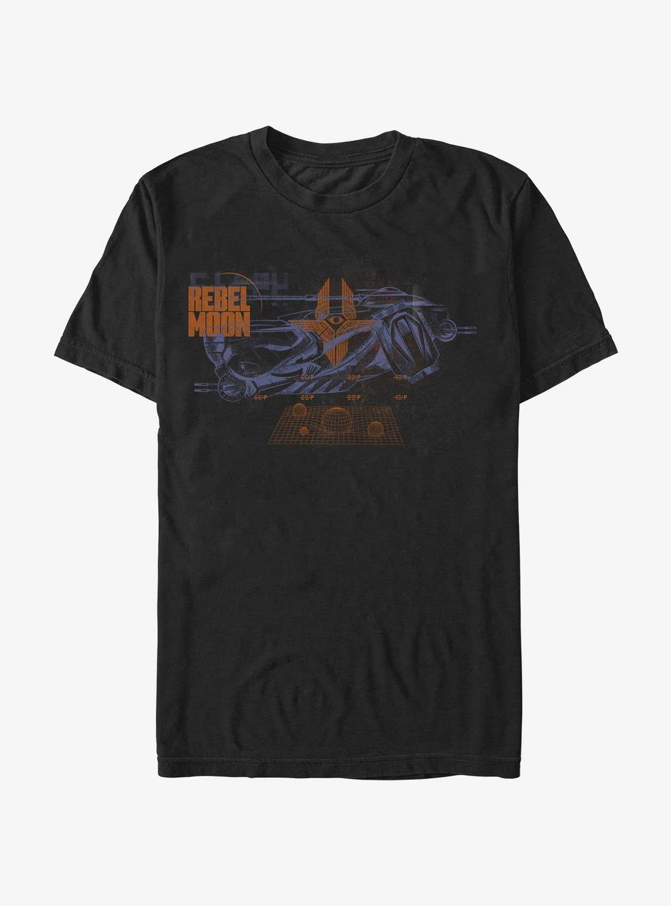 Rebel Moon Imperium Fighter Diagram T-Shirt | Trending Graphic Tee For Fans