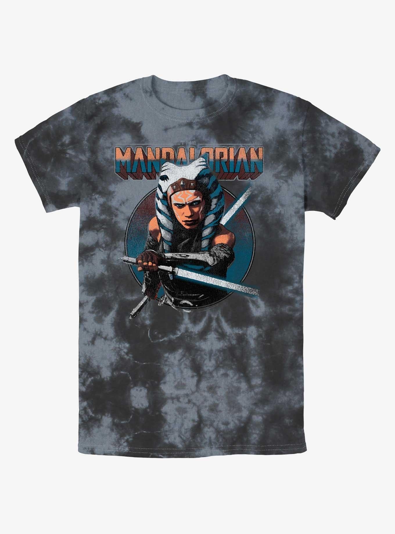 Star Wars The Mandalorian Ahsoka Circle Tie-Dye T-Shirt | Trending Graphic Tee For Fans