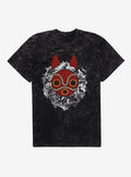 Studio Ghibli Princess Mononoke Gods And Spirits Mineral Wash T-Shirt | Trending Graphic Tee For Fans