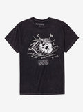 Skeleton Fall Apart Mineral Wash T-Shirt | Trending Graphic Tee For Fans