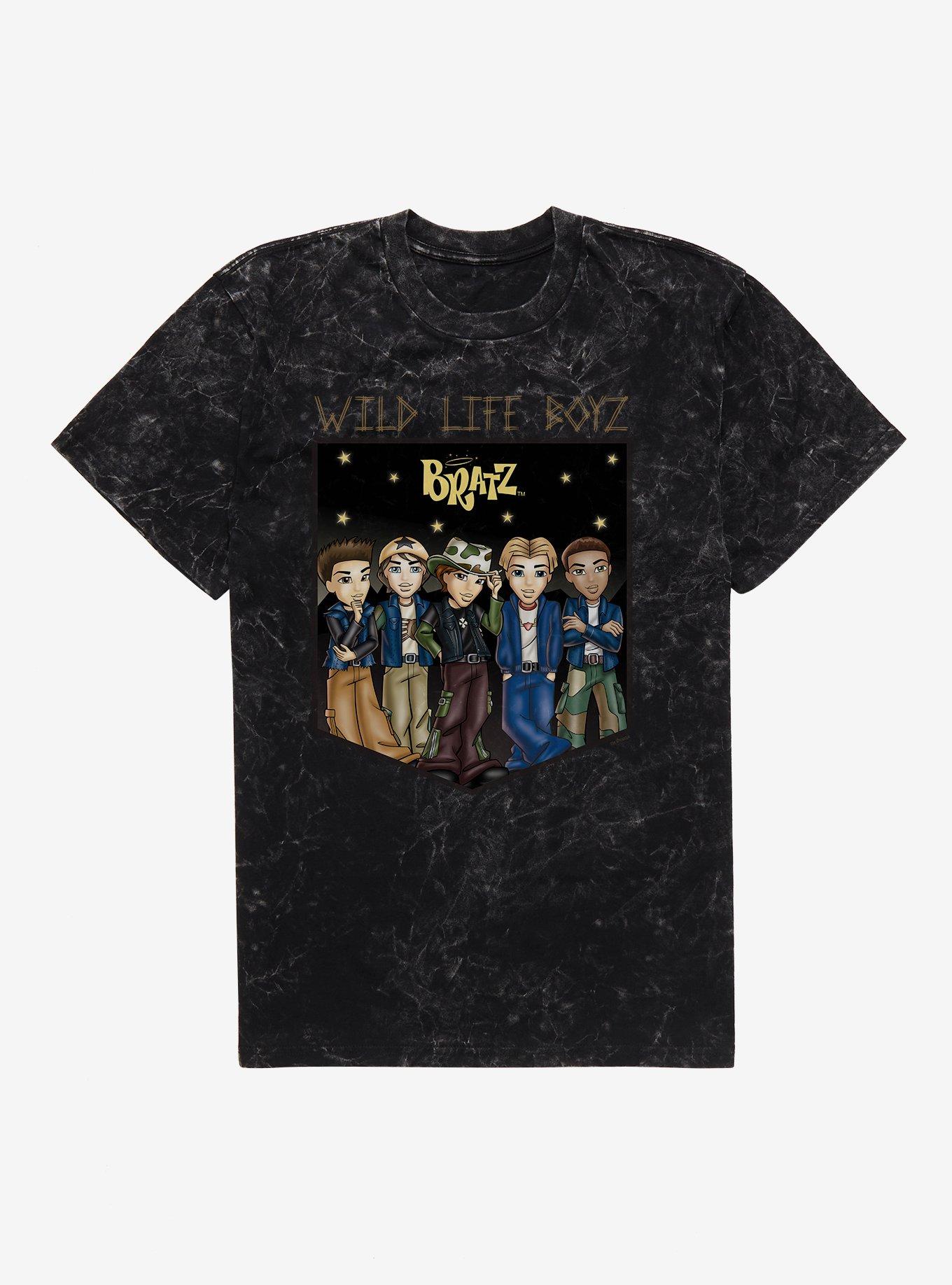 Bratz Wild Life Boyz Mineral Wash T-Shirt | Trending Graphic Tee For Fans