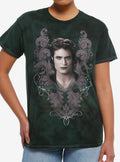 The Twilight Saga Edward Tie-Dye Boyfriend Fit Girls T-Shirt | Trending Graphic Tee For Fans