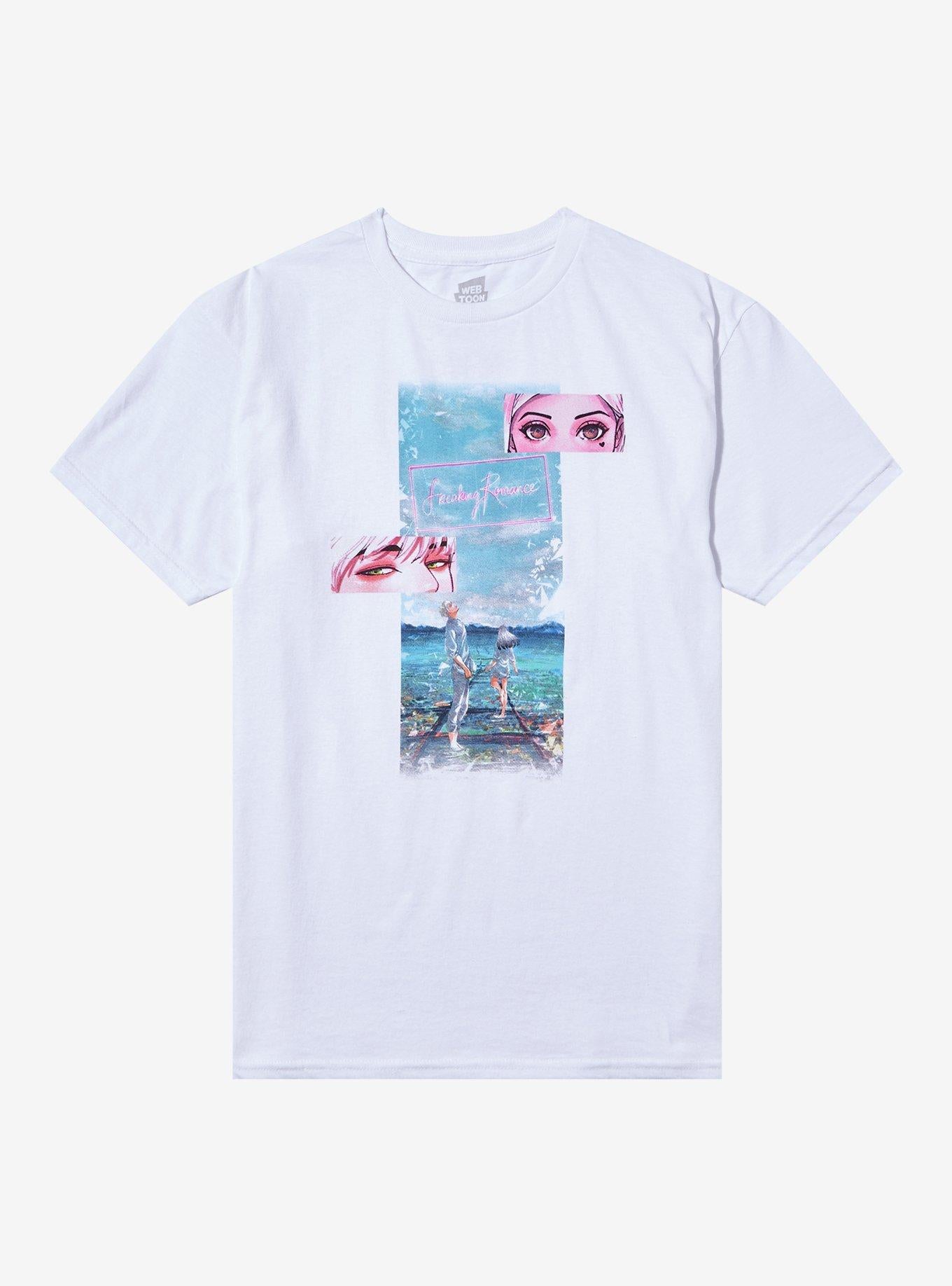 Freaking Romance Beach Boyfriend Fit Girls T-Shirt | Trending Graphic Tee For Fans