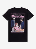 True Beauty Trio Glitter Boyfriend Fit Girls T-Shirt | Trending Graphic Tee For Fans