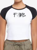 Fall Out Boys Logo Girls Raglan Baby T-Shirt | Trending Graphic Tee For Fans