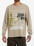 Skeleton Level Above Long-Sleeve T-Shirt | Trending Graphic Tee For Fans