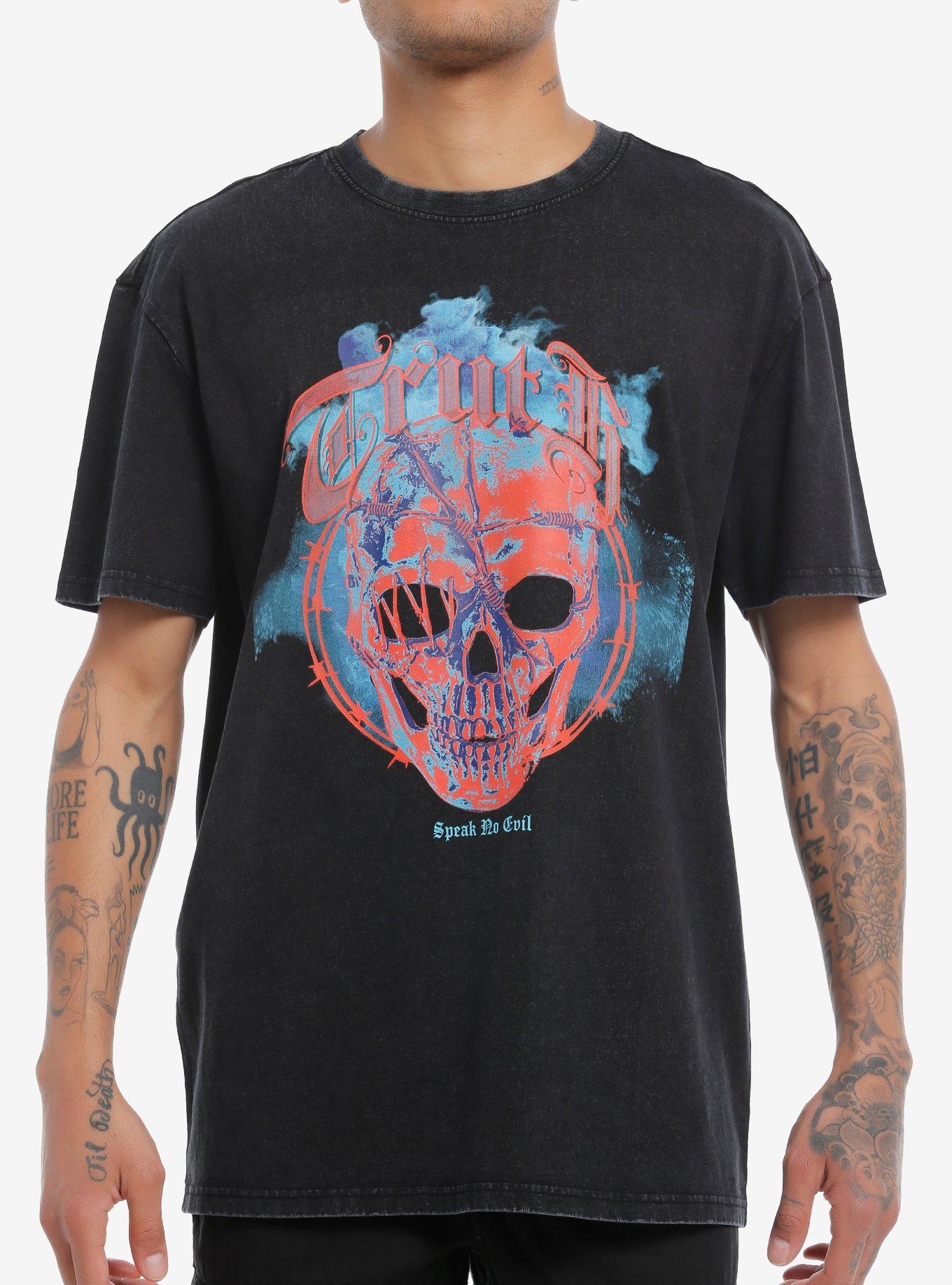 Truth Speak No Evil Mineral Wash T-Shirt | Trending Graphic Tee For Fans