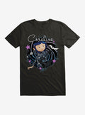 Coraline The Cat Swirl And Stars T-Shirt | Trending Graphic Tee For Fans