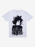 Billie Eilish Hair Portrait Boyfriend Fit Girls T-Shirt | Trending Graphic Tee For Fans