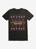 Killer Klowns From Outer Space Ugly Christmas Pattern T-Shirt Sweater | Soft Knit For Everyday Comfort