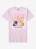 Boyfriends Nerd And Goth Picture Puff Print T-Shirt | Trending Graphic Tee For Fans