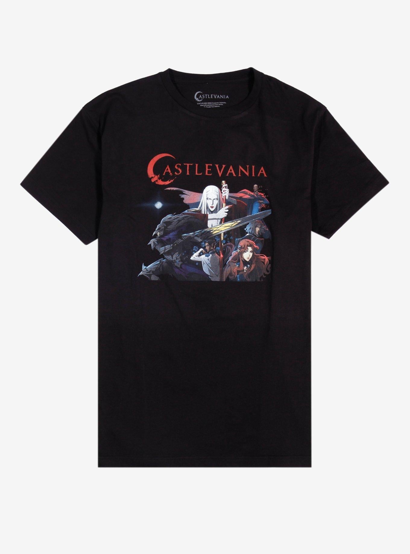 Castlevania Sword Characters T-Shirt | Trending Graphic Tee For Fans