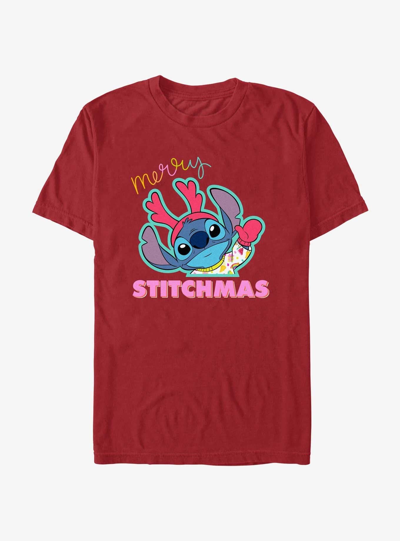 Disney Lilo & Stitch Merry Stitchmas T-Shirt | Trending Graphic Tee For Fans