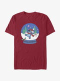 Disney Lilo & Stitch Winter Wonderland Snowglobe T-Shirt | Trending Graphic Tee For Fans