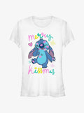 Disney Lilo & Stitch Kissmas Stitch Girls T-Shirt | Trending Graphic Tee For Fans