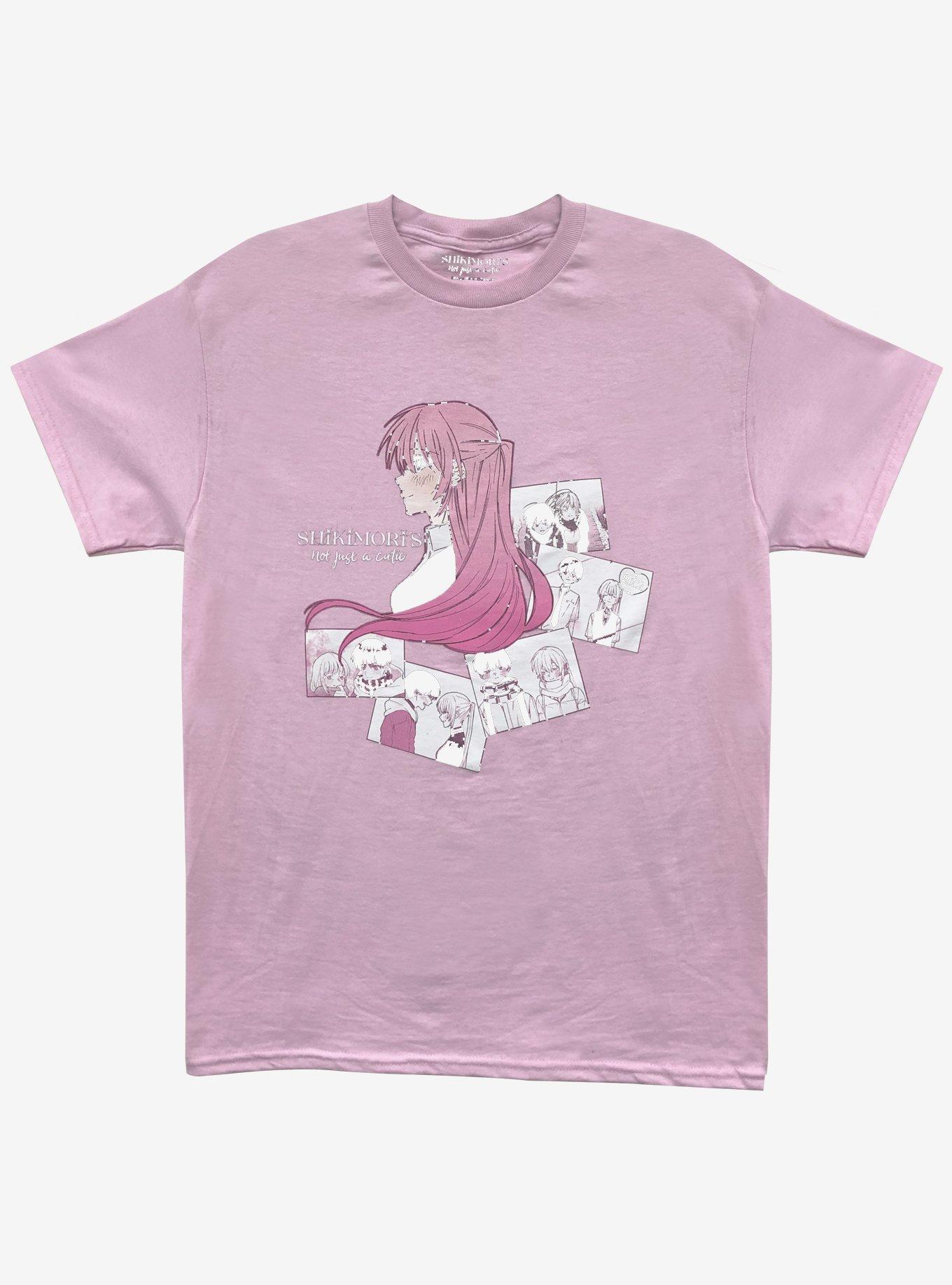 Shikimori's Not Just A Cutie Profile Boyfriend Fit Girls T-Shirt | Trending Graphic Tee For Fans