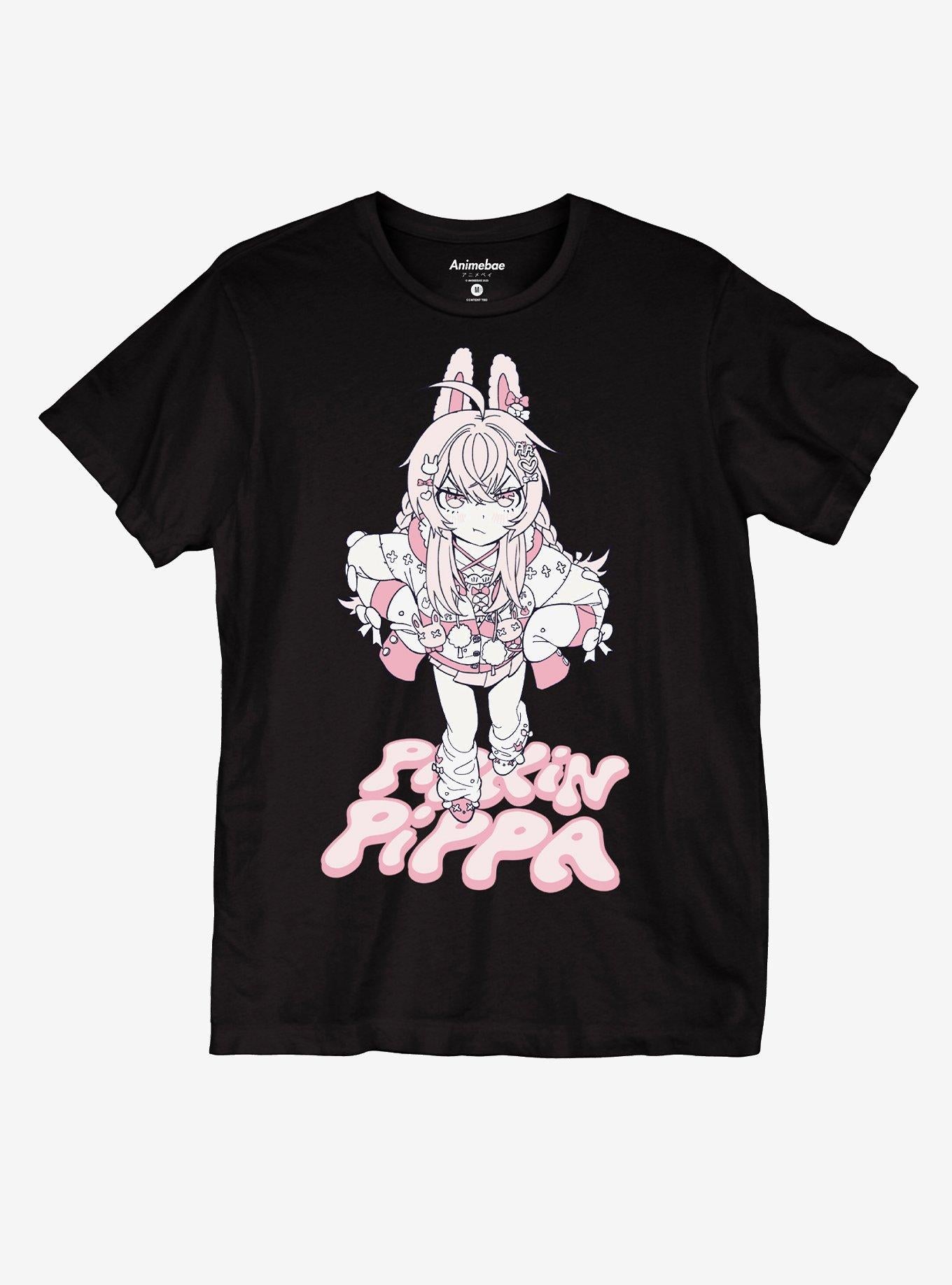 Pipkin Pippa Bunny Boyfriend Fit Girls By Animebae T-Shirt | Trending Graphic Tee For Fans