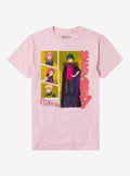 The Devil Is A Part-Timer Character Grid Boyfriend Fit Girls T-Shirt | Trending Graphic Tee For Fans