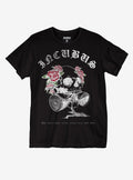 Incubus Floral Skull Boyfriend Fit Girls T-Shirt | Trending Graphic Tee For Fans