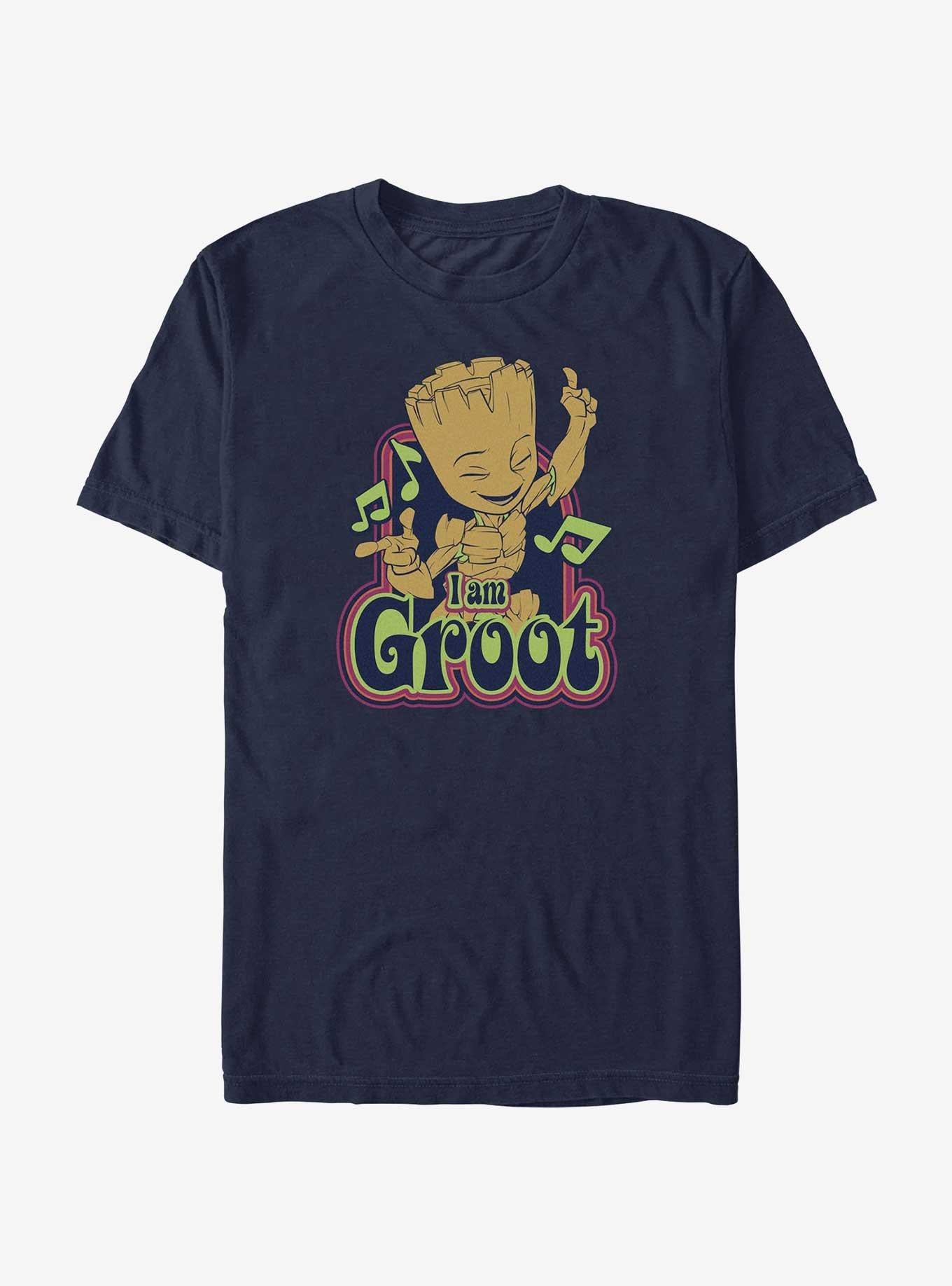 Marvel Guardians of the Galaxy Dancing With Groot T-Shirt | Trending Graphic Tee For Fans