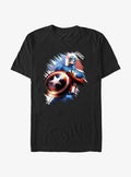 Marvel Captain America Old Glory T-Shirt | Trending Graphic Tee For Fans
