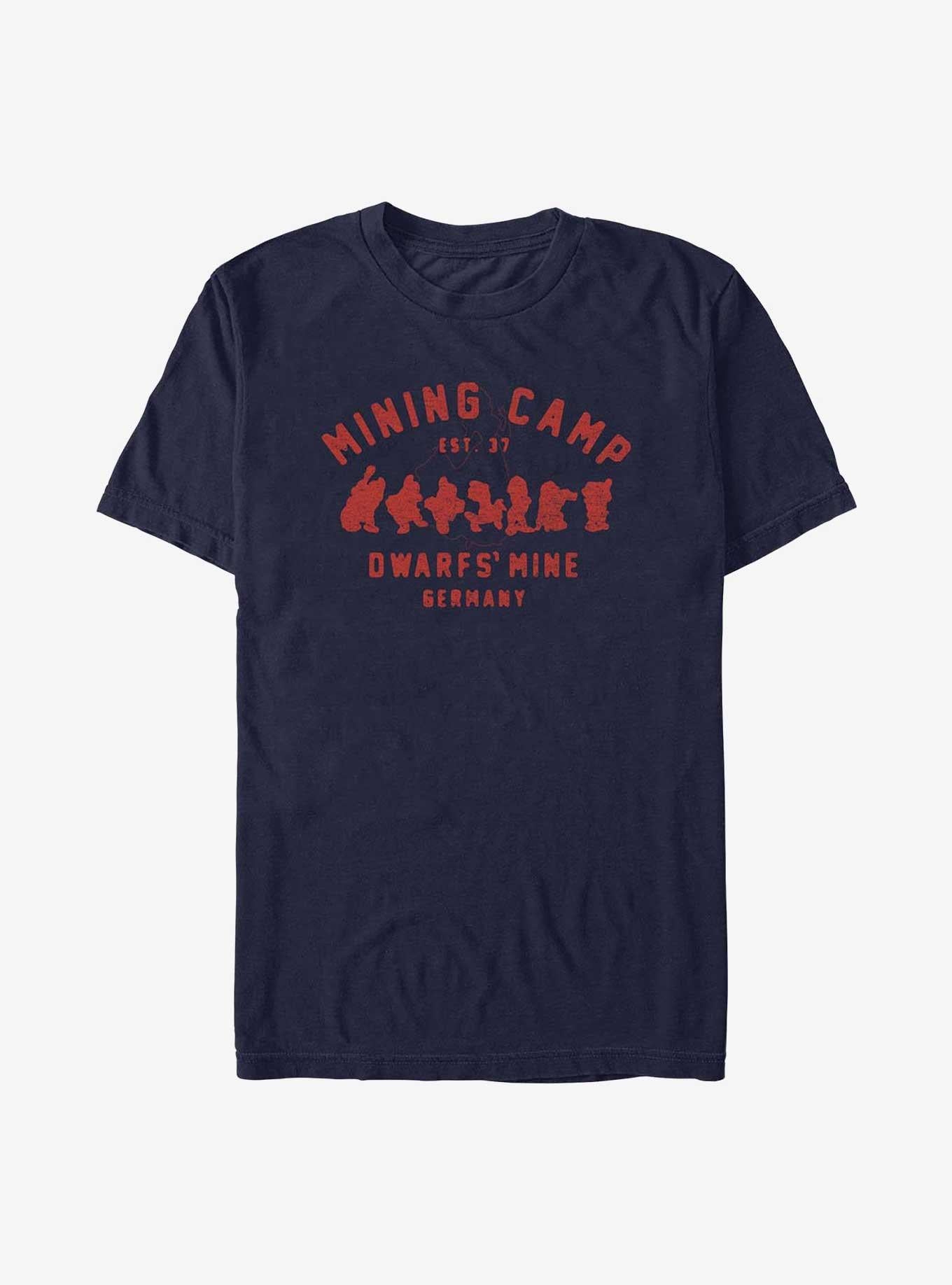 Disney Snow White and the Seven Dwarfs Mining Camp T-Shirt | Trending Graphic Tee For Fans