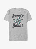 Disney Beauty and the Beast Belle Floral Fill T-Shirt | Trending Graphic Tee For Fans