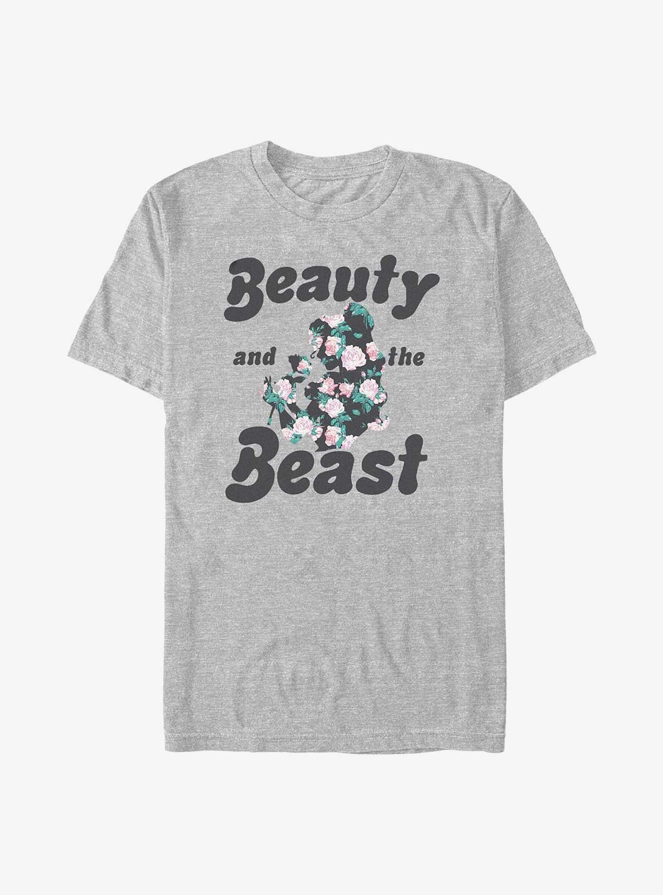 Disney Beauty and the Beast Belle Floral Fill T-Shirt | Trending Graphic Tee For Fans
