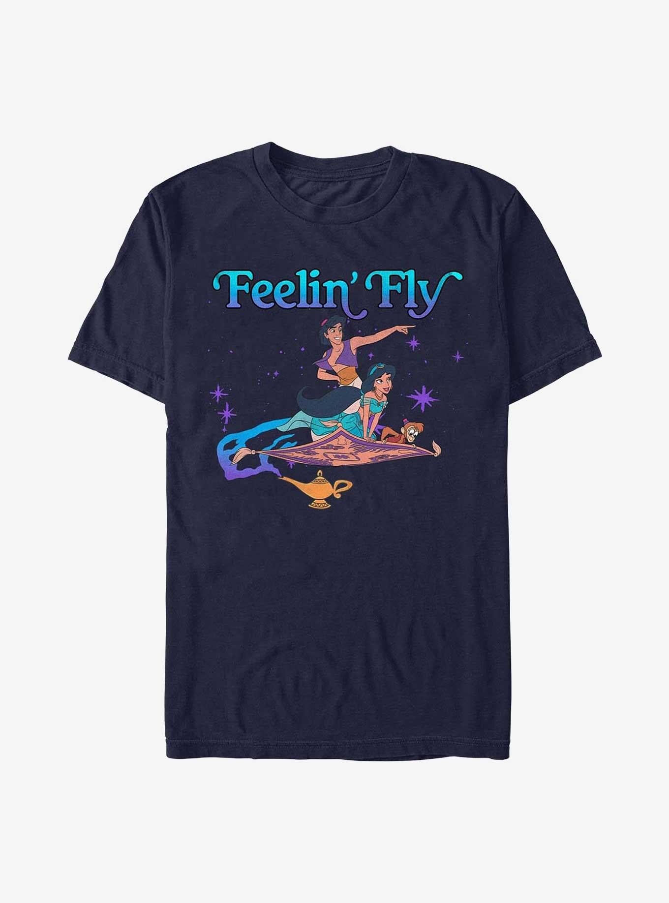 Disney Aladdin Feelin' Fly T-Shirt | Trending Graphic Tee For Fans