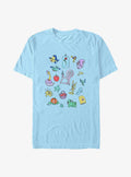 Disney The Little Mermaid Disney Doodles T-Shirt | Trending Graphic Tee For Fans