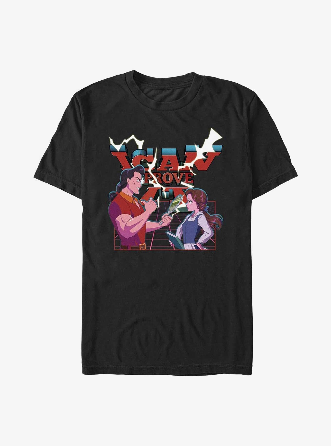 Disney Beauty and the Beast Anime Style Belle and Gaston I Can Prove It T-Shirt | Trending Graphic Tee For Fans