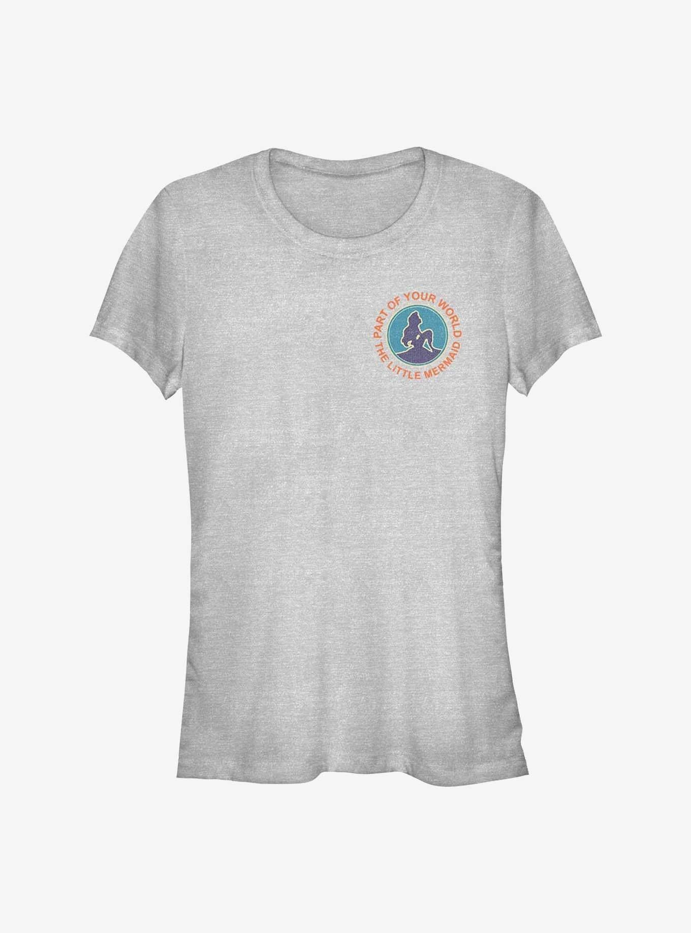 Disney The Little Mermaid Pocket Mermaid Girls T-Shirt | Trending Graphic Tee For Fans