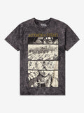 Attack On Titan Levi Last Chapter Manga Dark Wash T-Shirt | Trending Graphic Tee For Fans