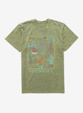 Harry Potter Herbology Textbook Mineral Wash T-Shirt | Trending Graphic Tee For Fans