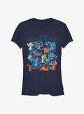 Disney Lilo & Stitch Experiments Girls T-Shirt | Trending Graphic Tee For Fans