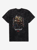 Bratz Rock Angelz Barbedwire Roses Mineral Wash T-Shirt | Trending Graphic Tee For Fans